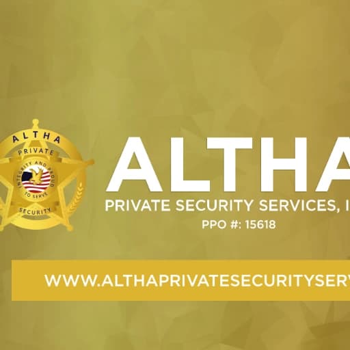 Altha Private Security Services logo