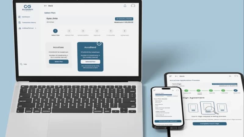 Interest-Free EMI Custom Web Application Platform for School Fee Payments — image 1