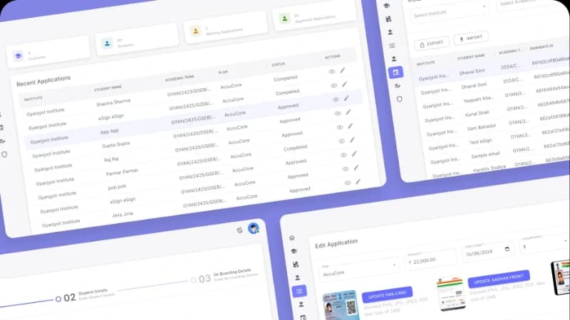 Interest-Free EMI Custom Web Application Platform for School Fee Payments — image 2