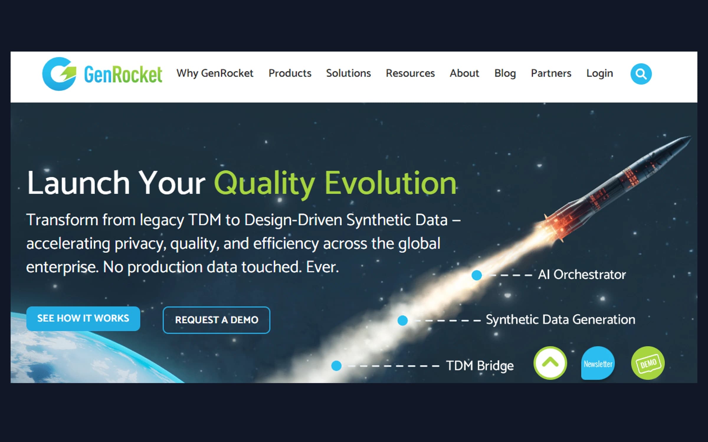 Modern Website Design & Content Strategy for GenRocket