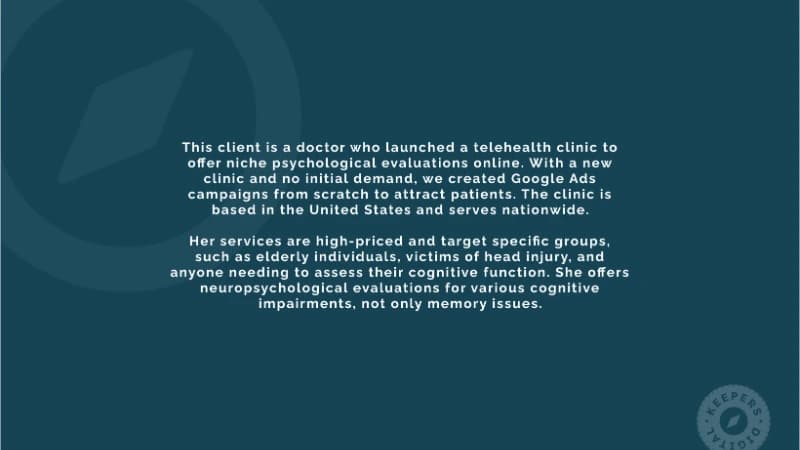 Google Ads Lead Generation for Telehealth Clinic — image 1