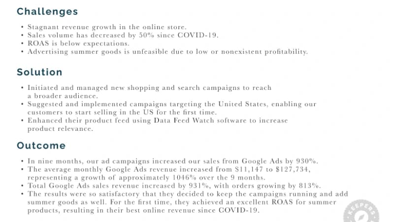 Google Ads for Retail Clothing & Sporting Goods eCommerce Store — image 2