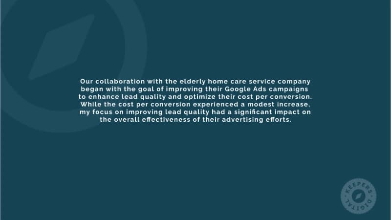 Google Ads Management For Elderly Care Service Company — image 5