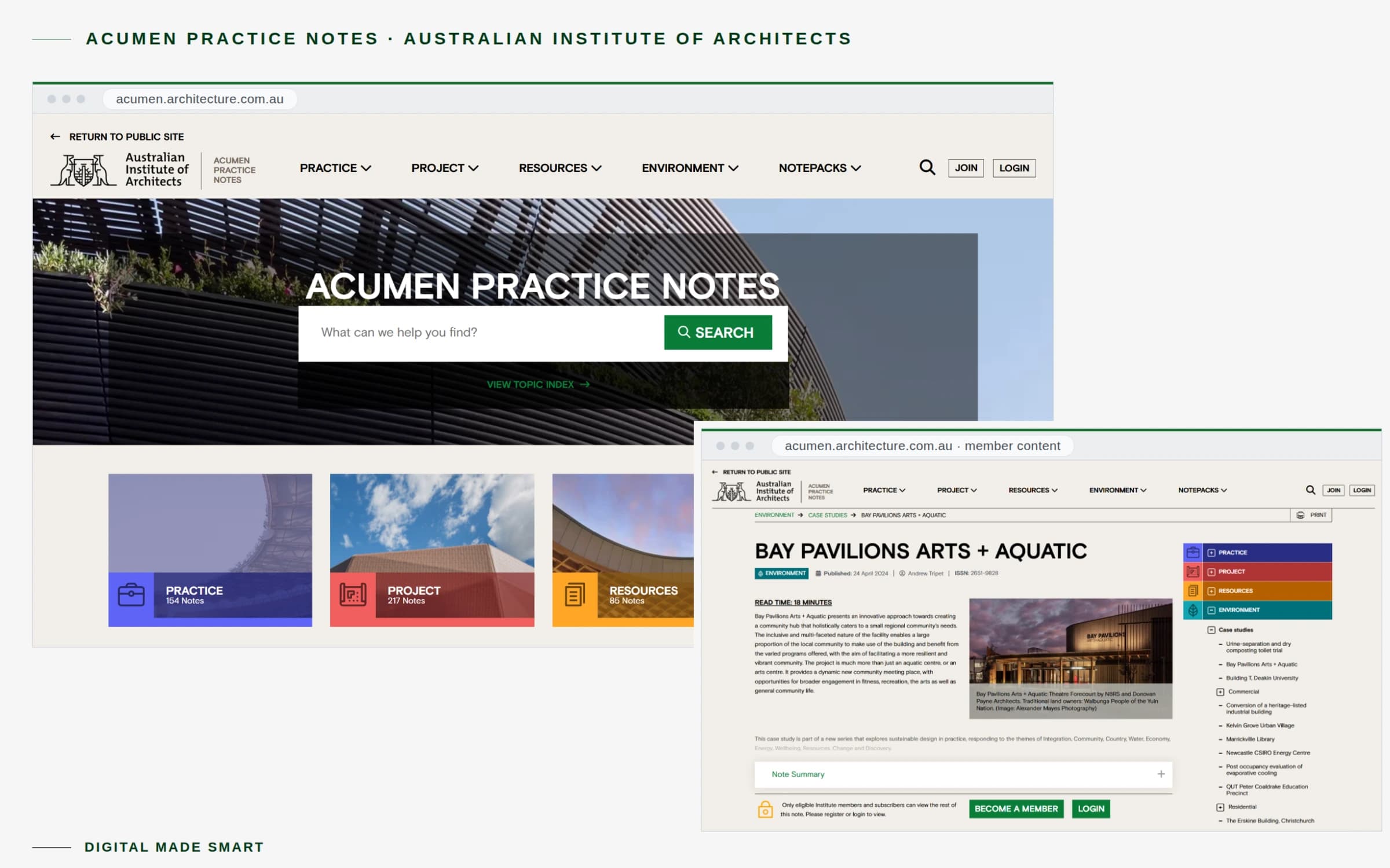 Acumen Practice Notes: 1,200+ pages migrated in five weeks for the Australian Institute of Architects
