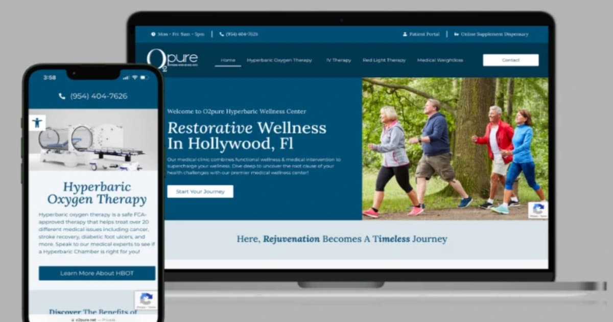 O2pure AI SEO Project + Web Design Project