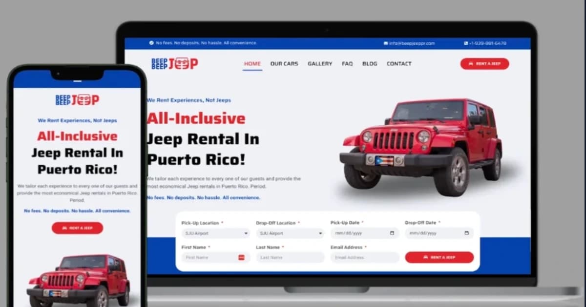 Beep Beep Jeep SEO + Website Growth Project