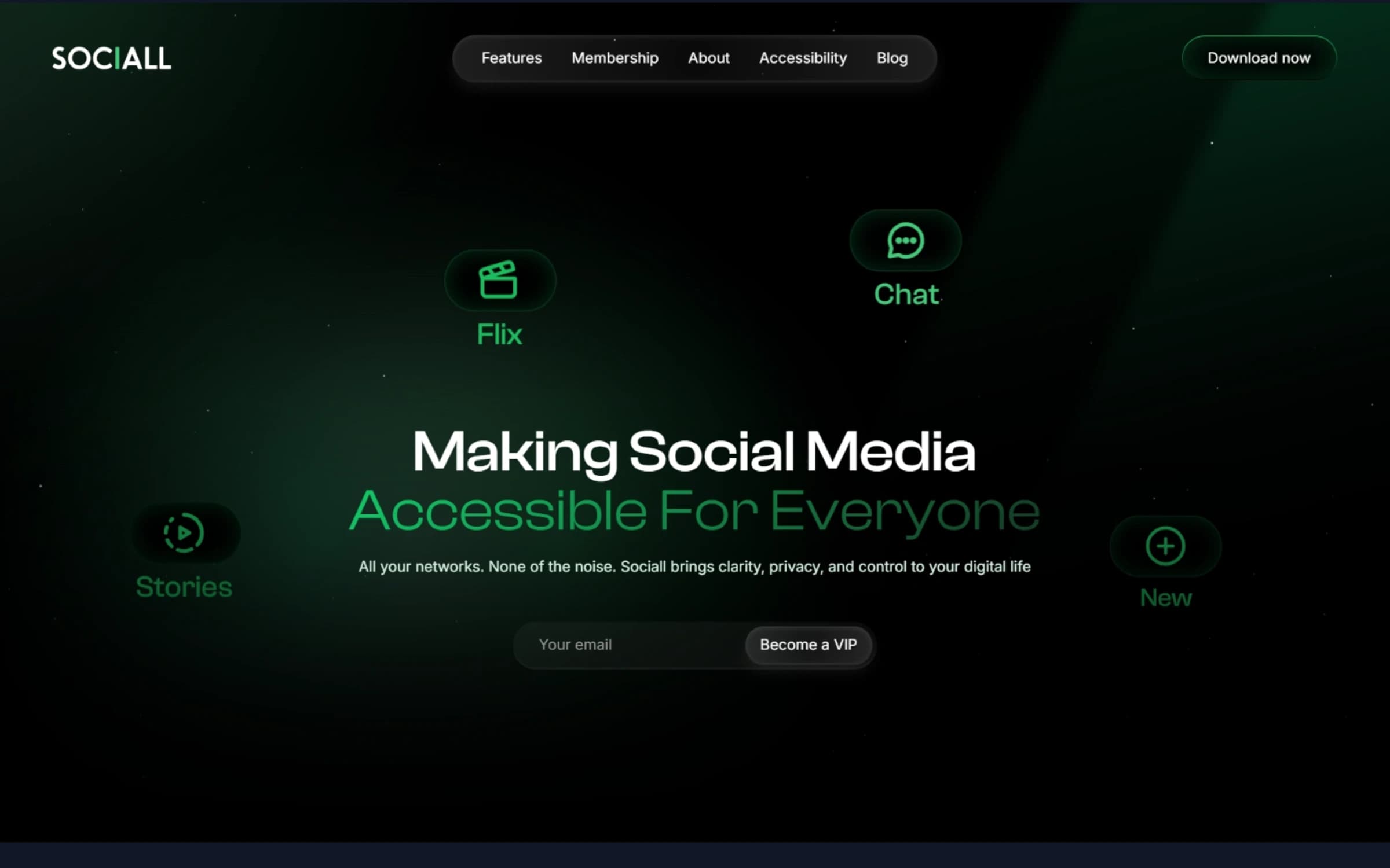 Sociall – Unified Social Media Mobile App Development