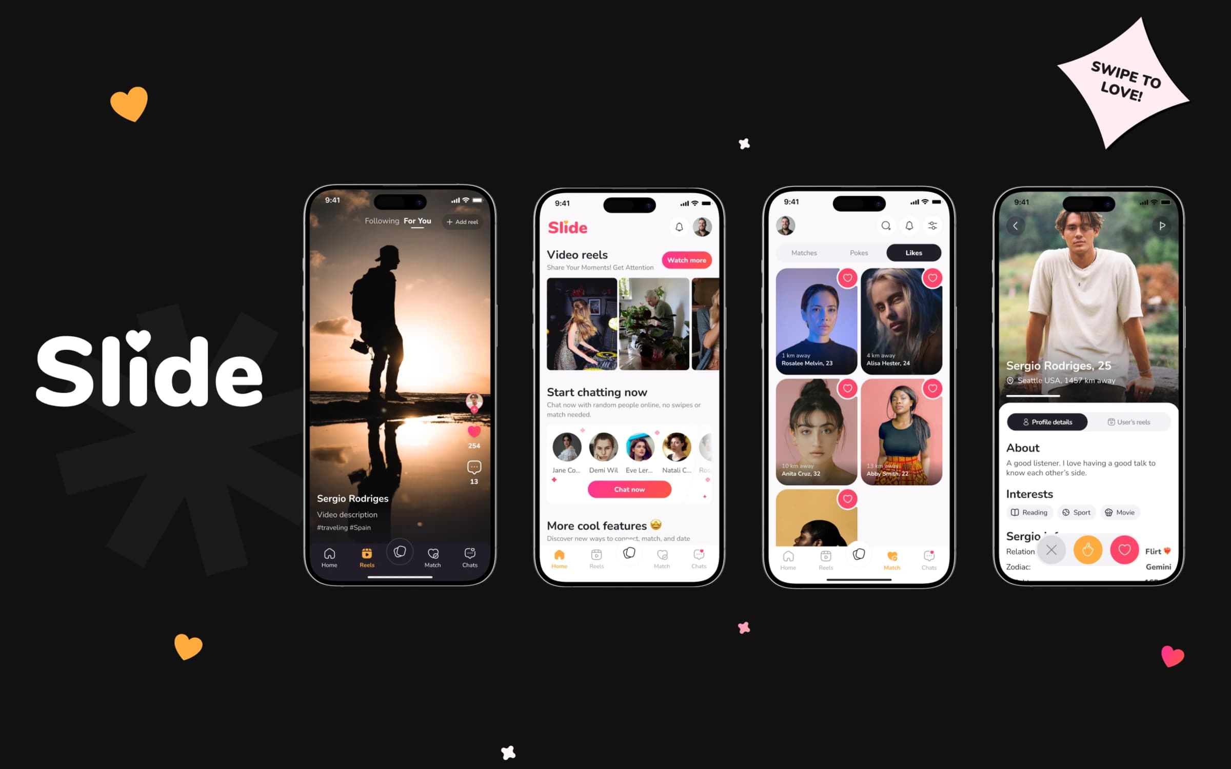 Slide - Social Media & Reels Platform