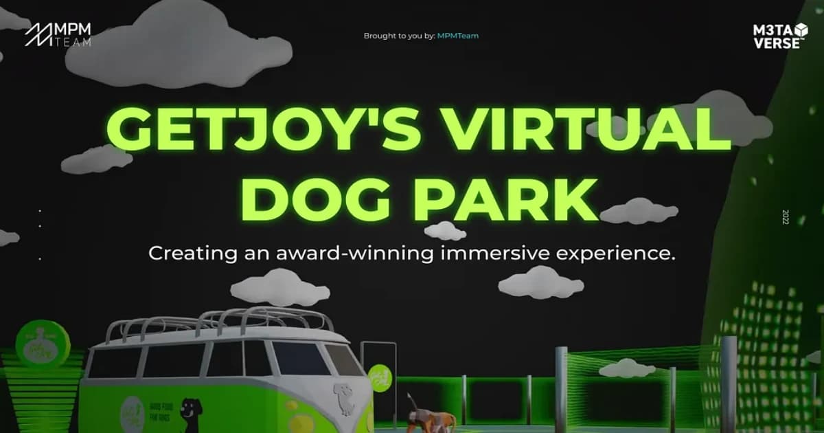 GetJoy's Virtual Dog Park