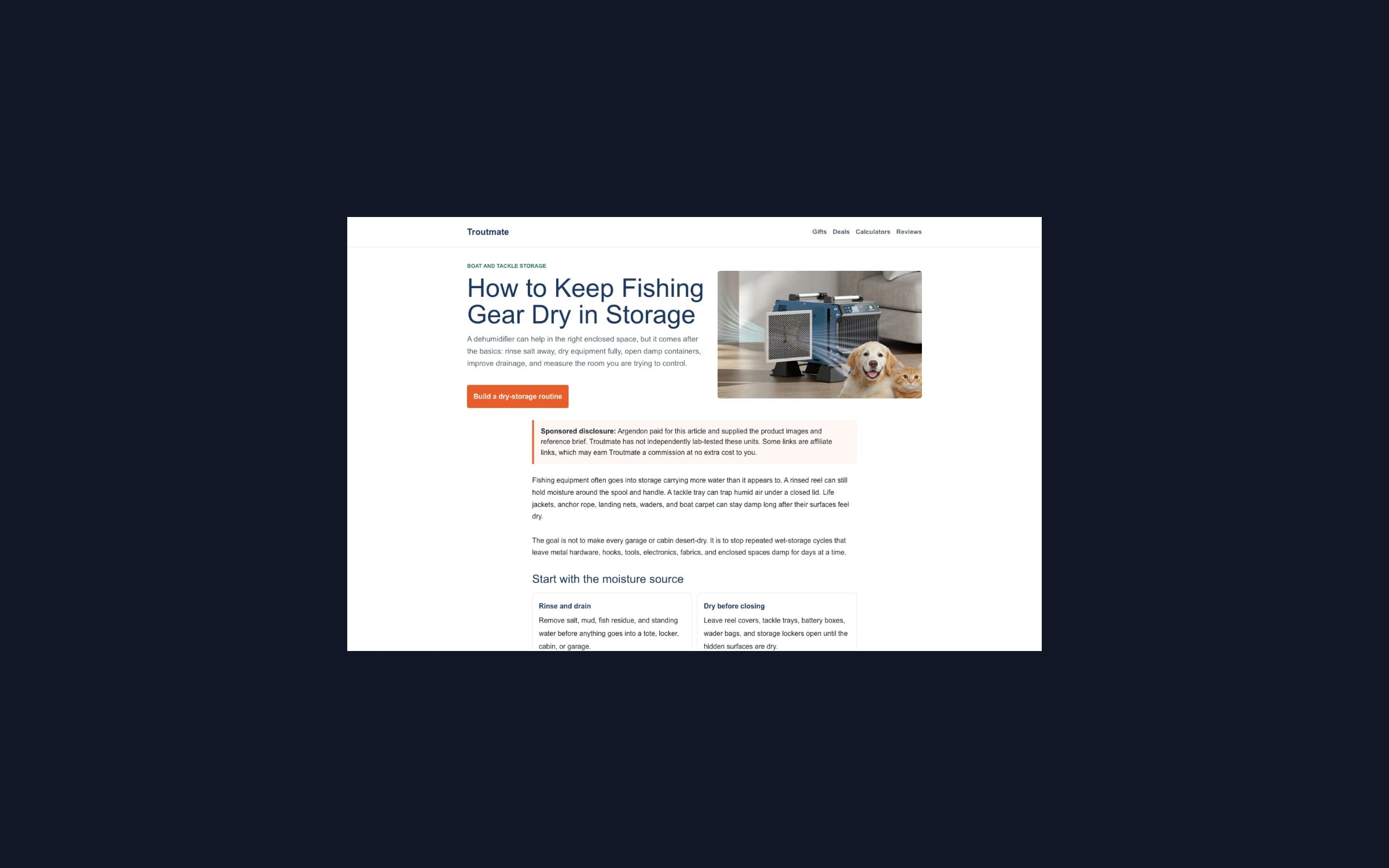 Paid Sponsor Article Delivery for Argendon