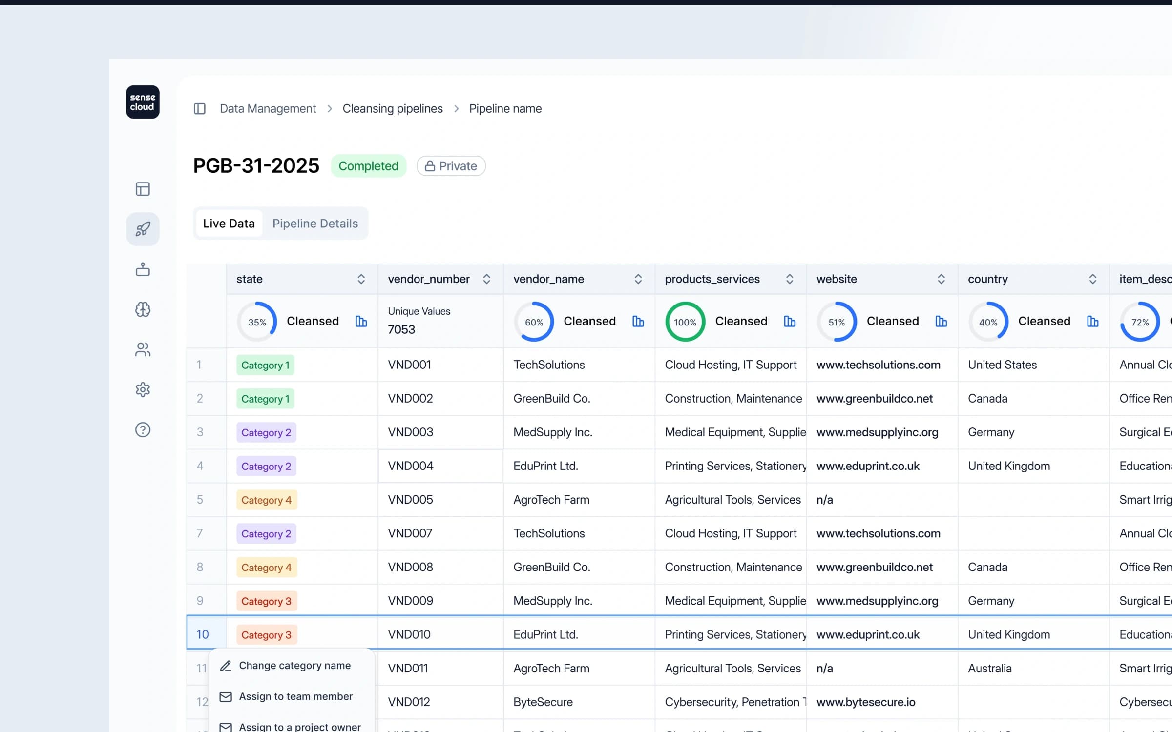 SenseCloud – AI Procurement Platform MVP Design