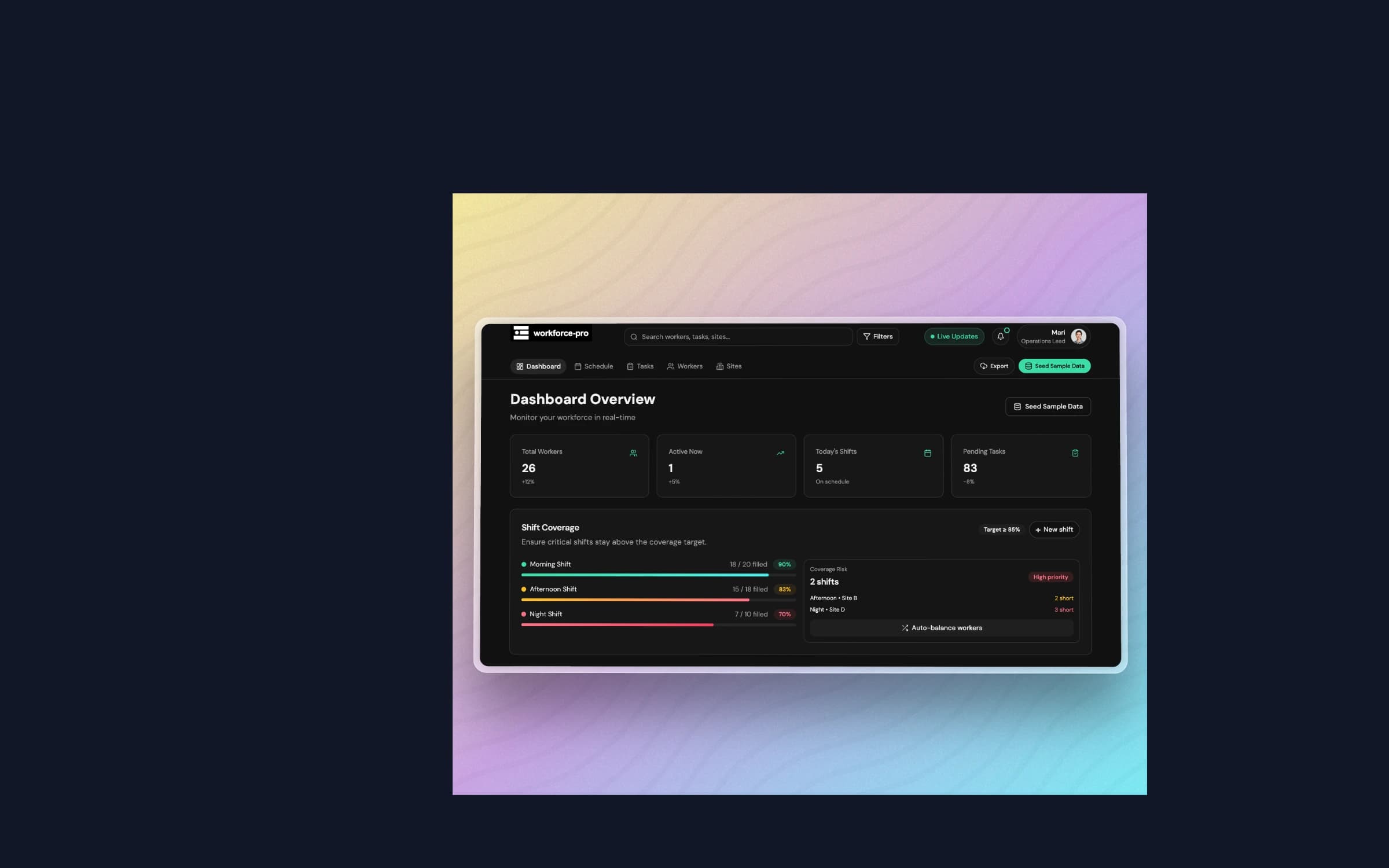 Workforce-Pro — Workforce Management Platform