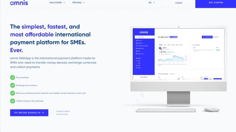 Amnis Fintech DesignRush design award Fintech