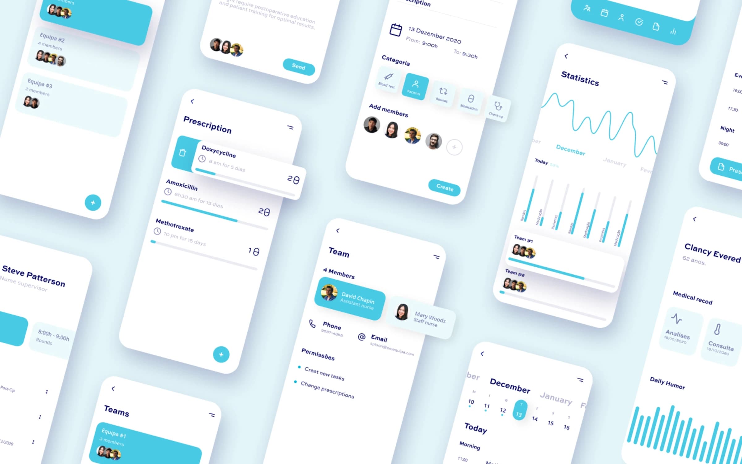Em Equipa — Nursing Team Management App