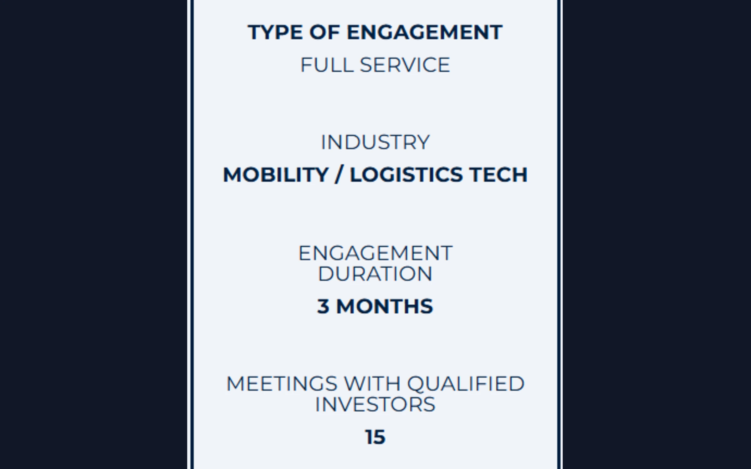Logistics Startup Seed Round