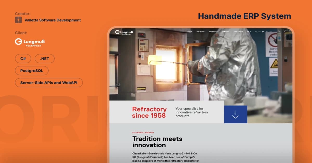 Handmade ERP System