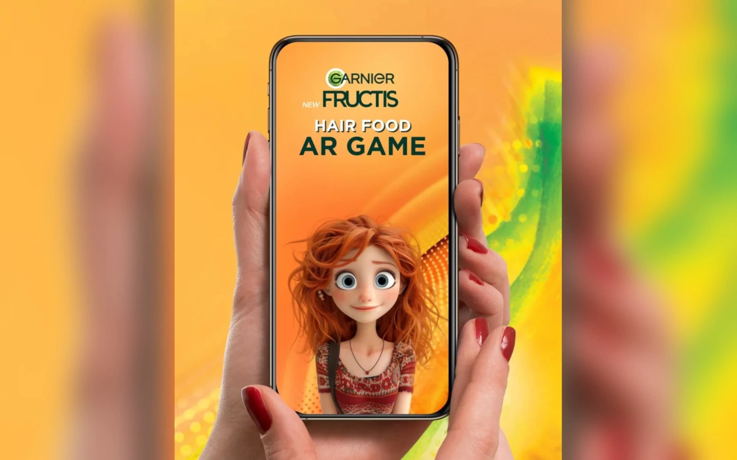 Hair Food AR Game for Garnier Fructis (L'Oréal)
