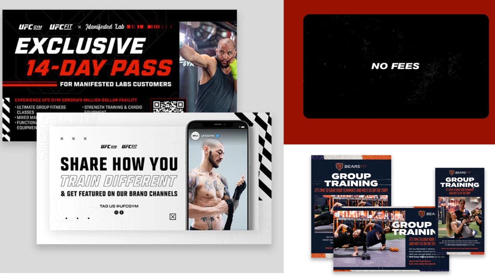 Full-Spectrum Creative Support for UFC GYM