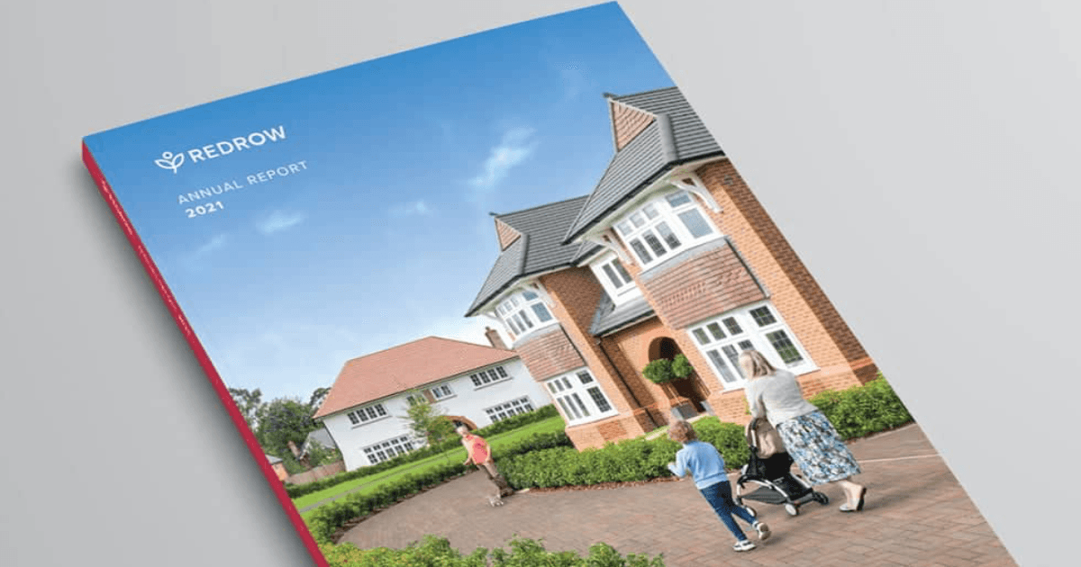Redrow Annual Report Design – A 15-Year Creative Partnership