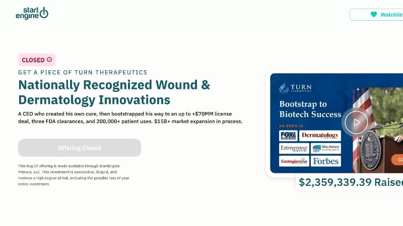Helping a Biotech Raise $2.3M+ Through Crowdfunding — image 1