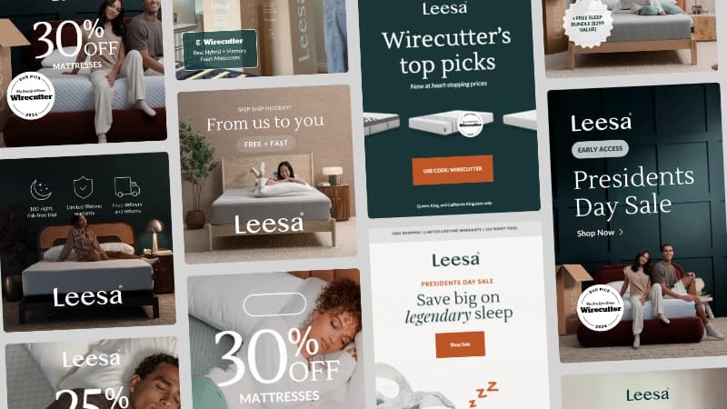 Leesa wanted out of the sleepy mattress trap. So we delivered big sleep energy. — image 1