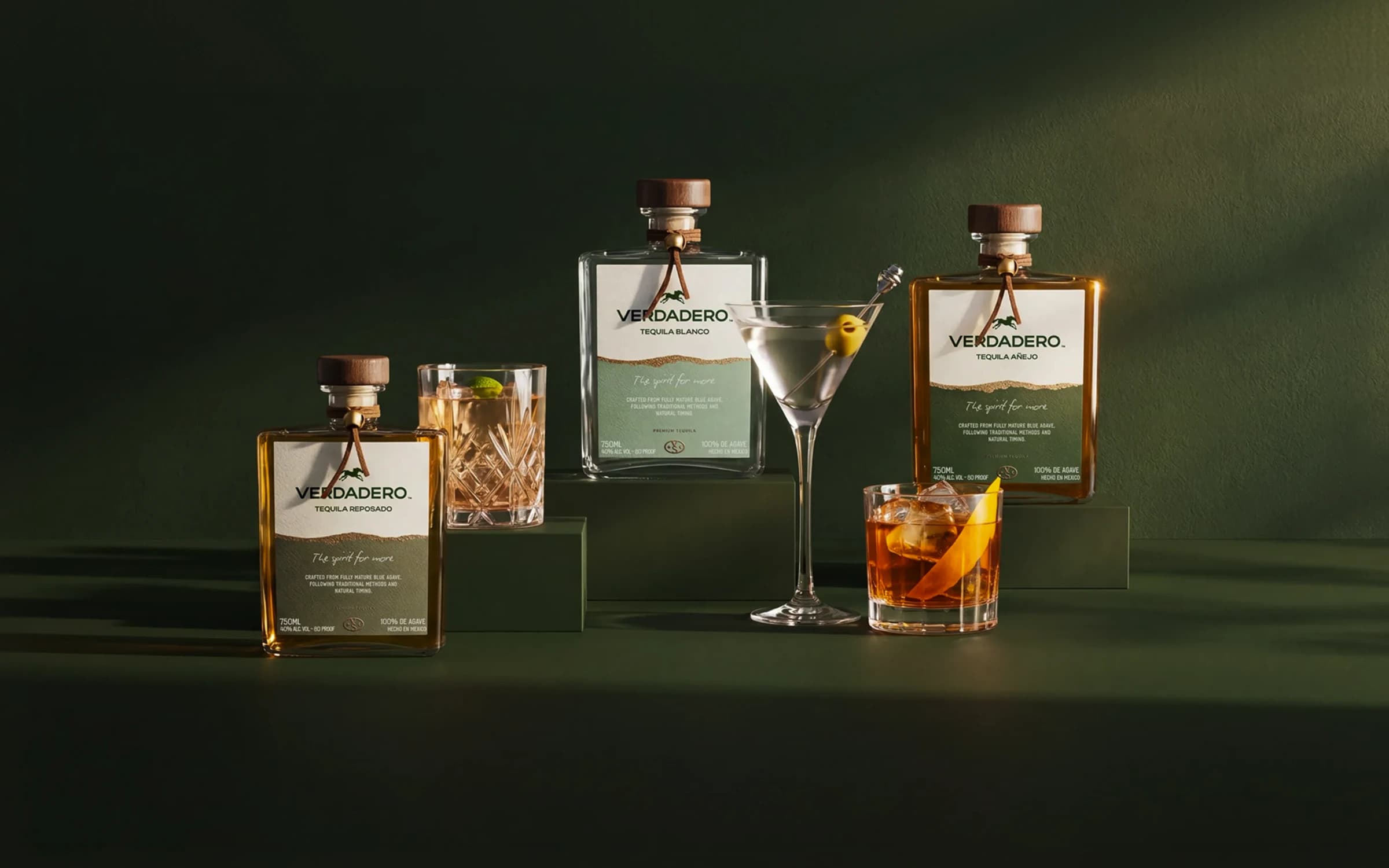 Verdadero Tequila | Brand Rebrand, Packaging & E-commerce