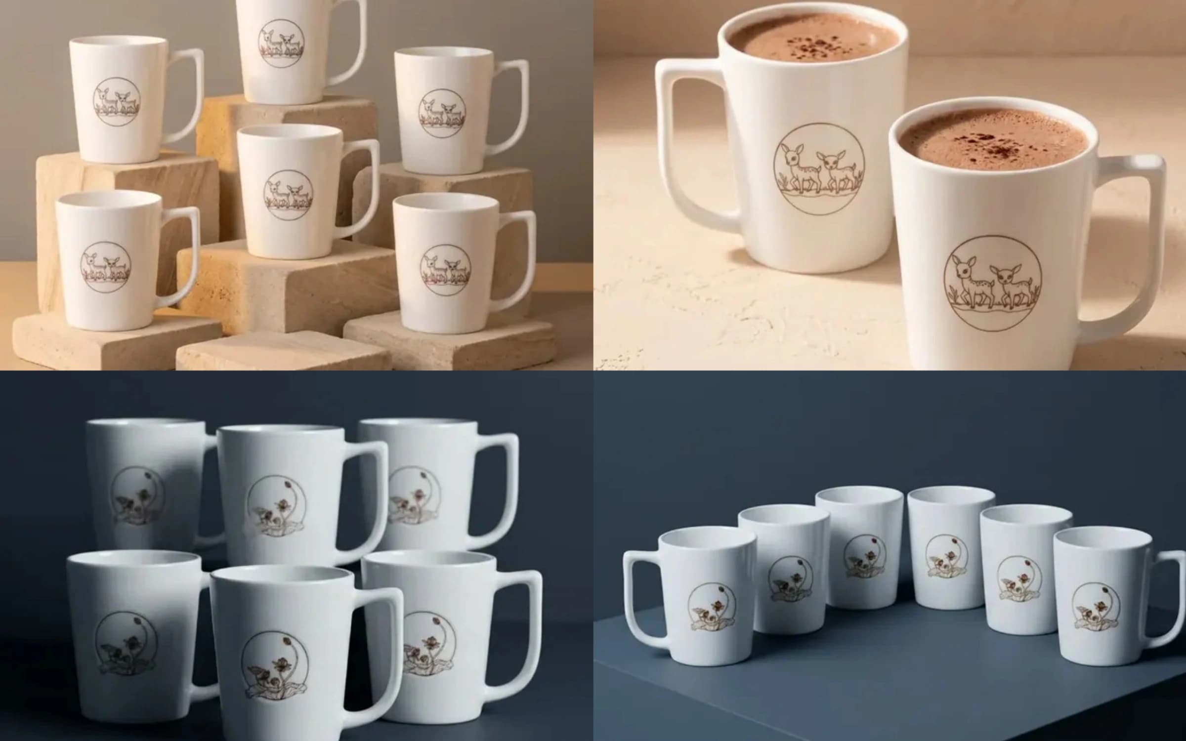 Tableware Product Imagery - Four-Look Portfolio Series