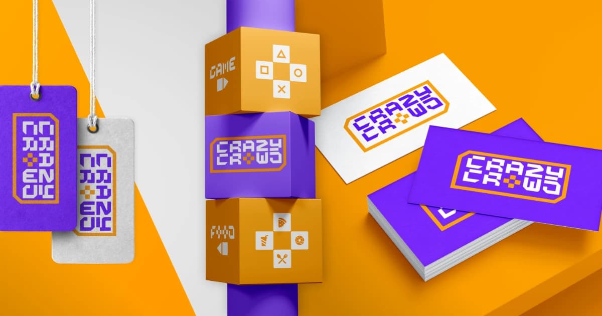 Redesigning the complete brand identity for Crazy Crowd