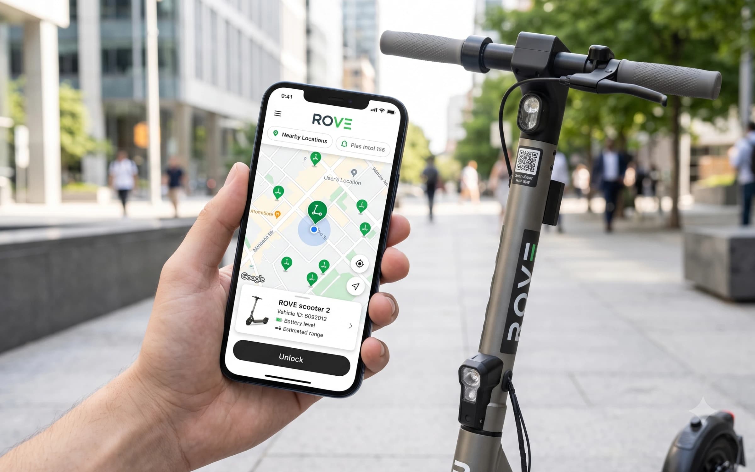 Dedicated IoT & Mobile Pod Builds ROVE's Smart e-Scooter Platform