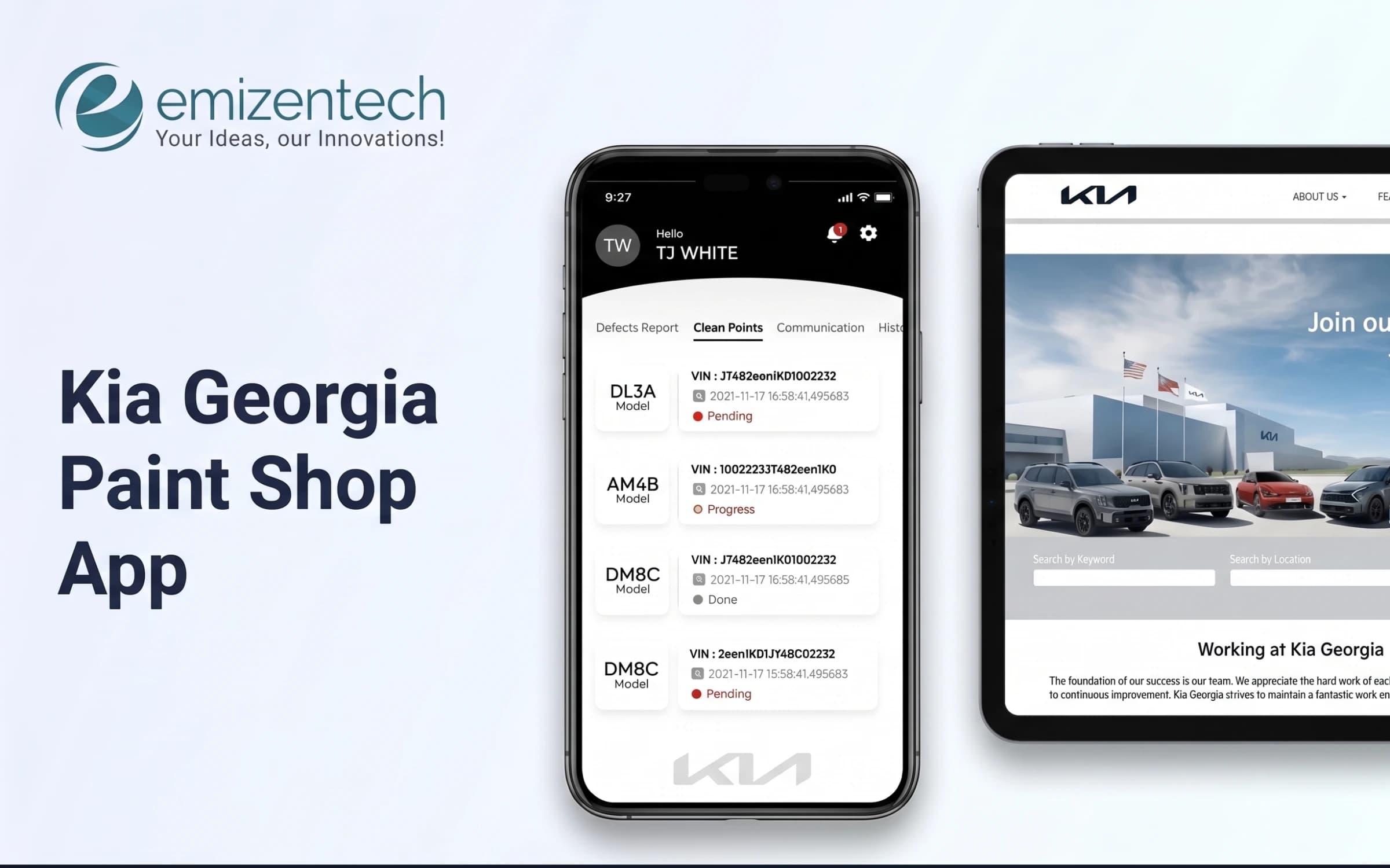 From Radio Calls to Audit-Ready Data: Kia Georgia's Paint Shop App