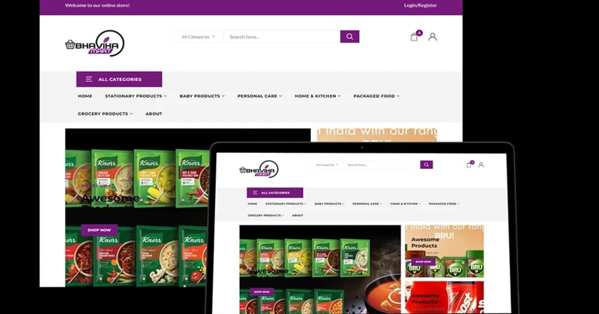 e-commerce website and application development