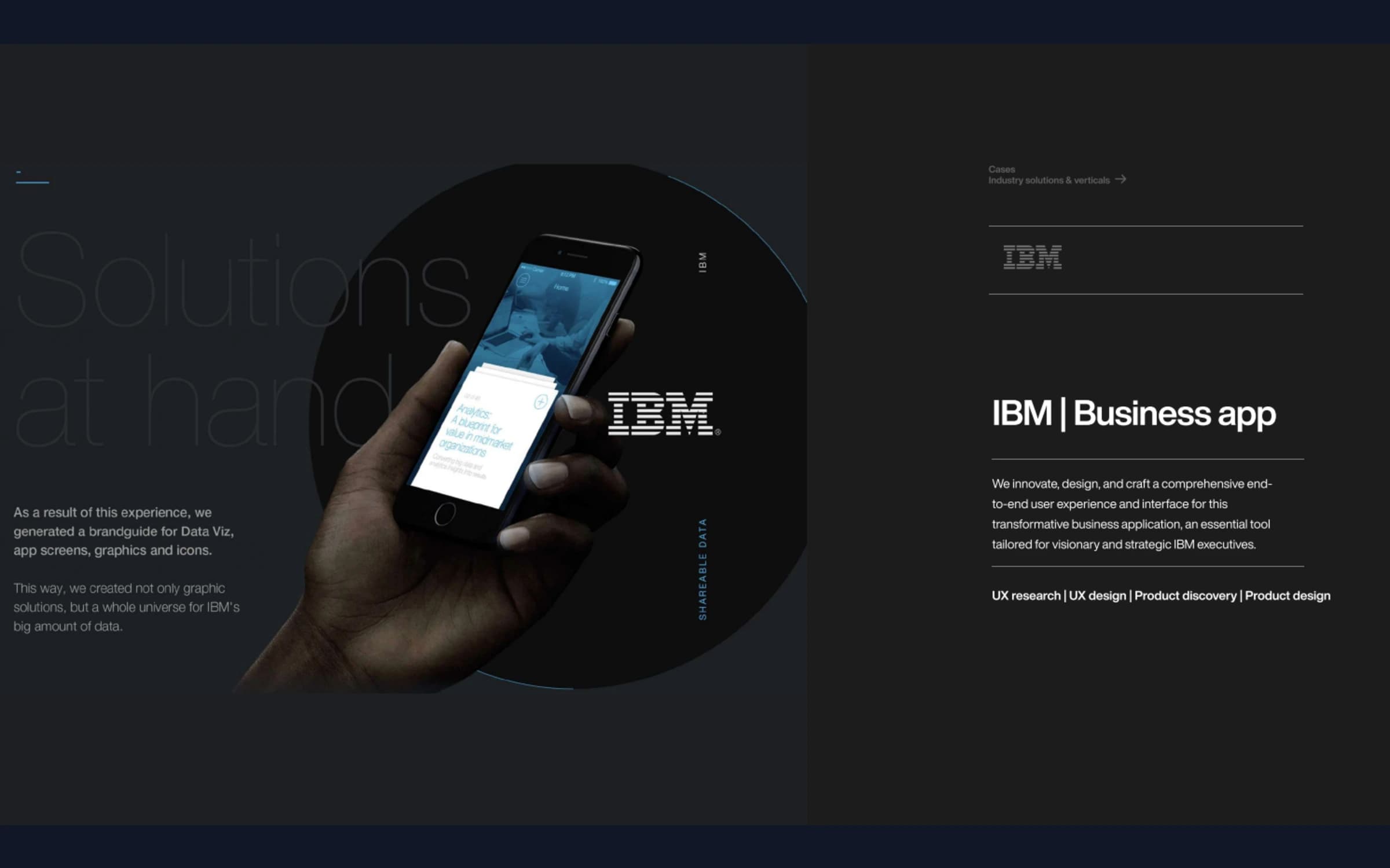 IBM I Turning Five Years of Complex Business Data Into Visual System