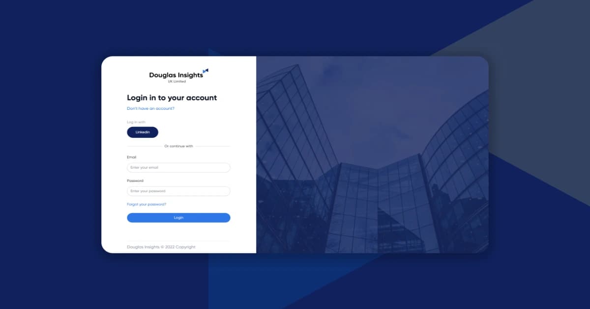 Douglas Insights started driving sales, a few months after project development and release by Voidweb