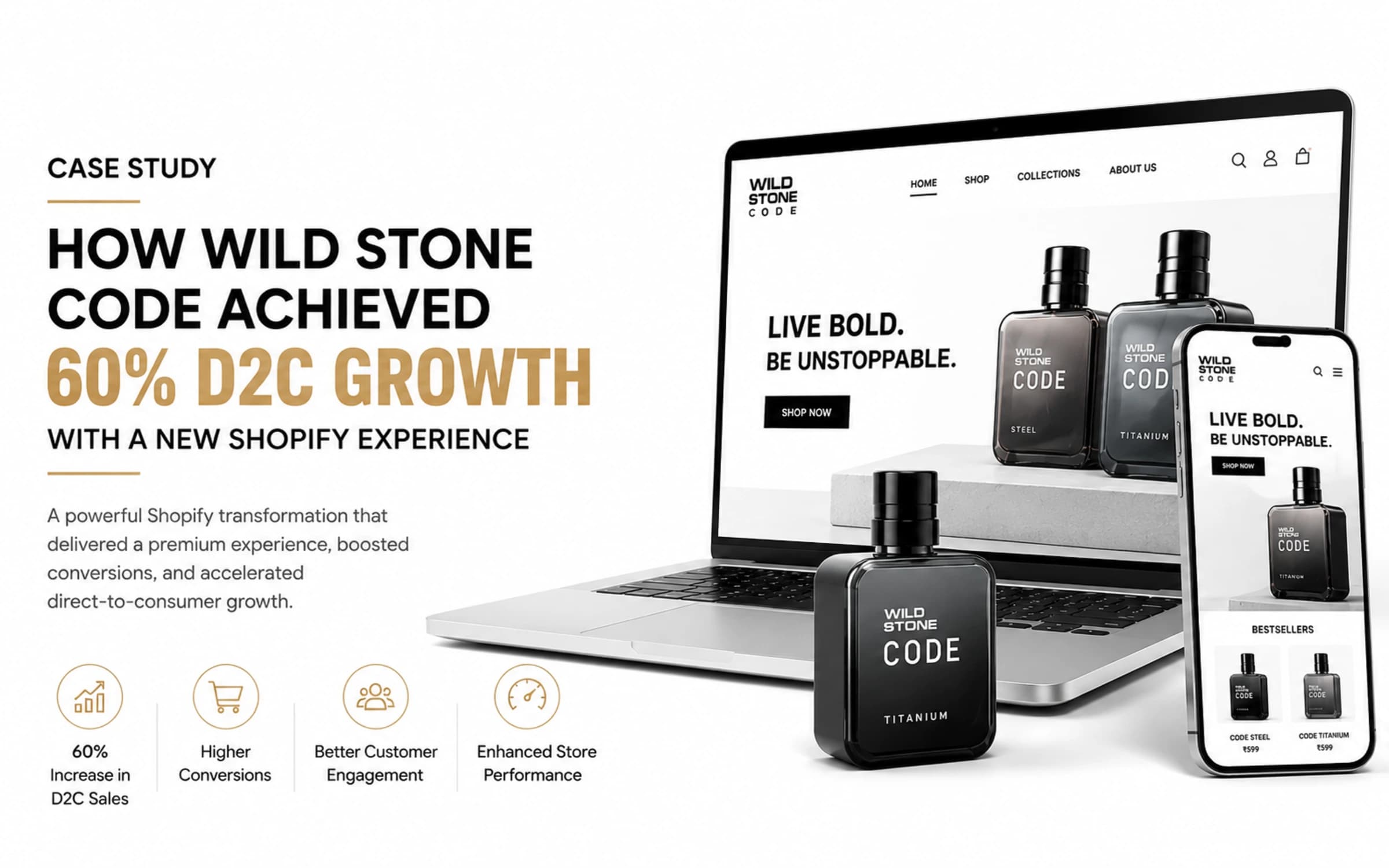 How Wild Stone CODE Achieved 60% D2C Growth with a New Shopify Experience