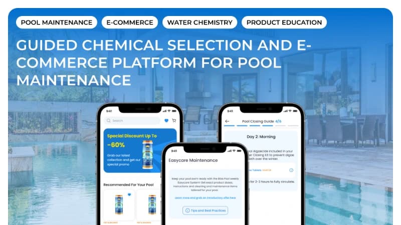 Guided Chemical Selection and E-Commerce Platform for Pool Maintenance