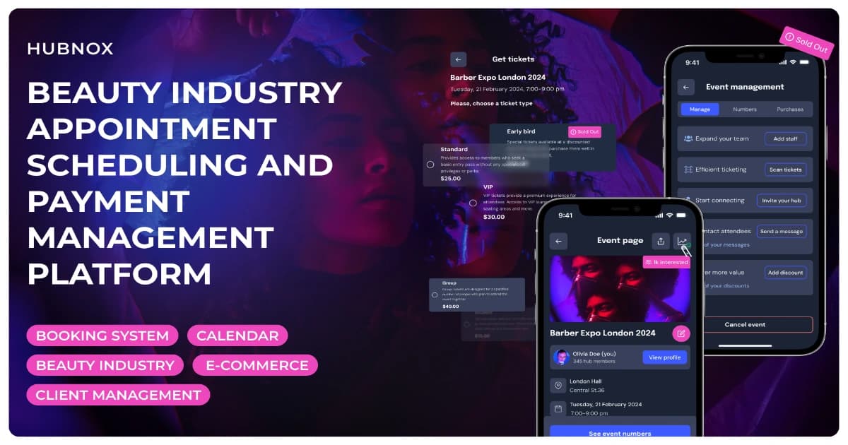 Beauty Industry Appointment Scheduling and Payment Management Platform
