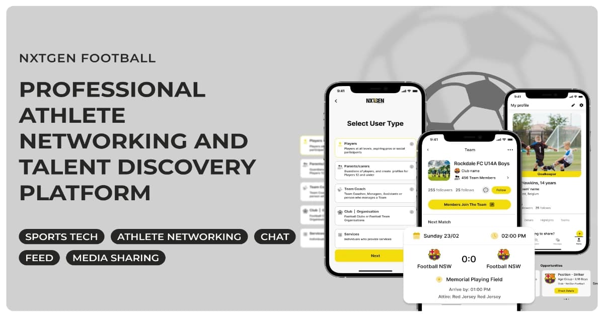Professional Athlete Networking and Talent Discovery Platform