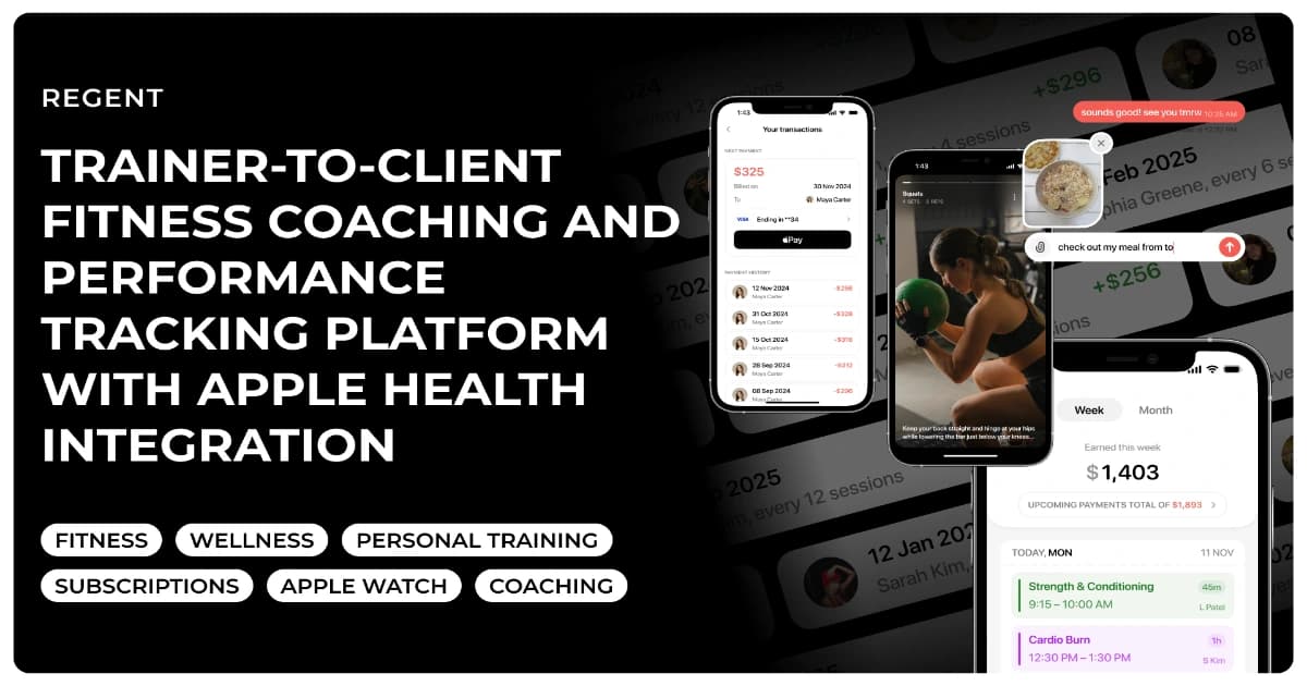 Trainer-to-Client Fitness Coaching and Performance Tracking Platform with Apple Health Integration