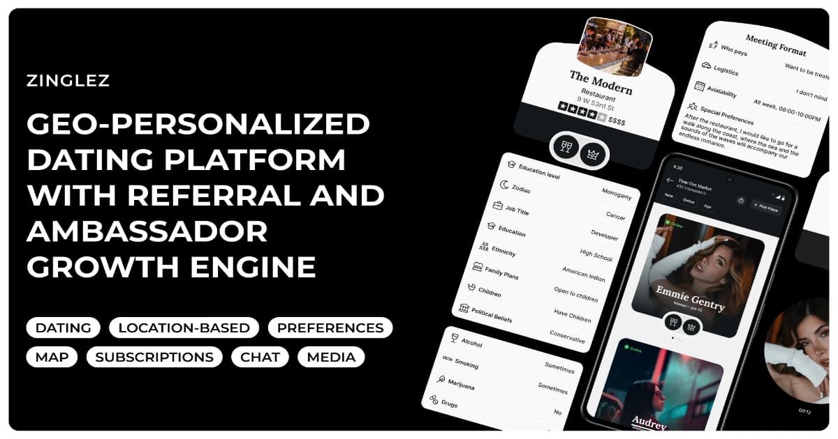 Geo-Personalized Dating Platform with Referral and Ambassador Growth Engine