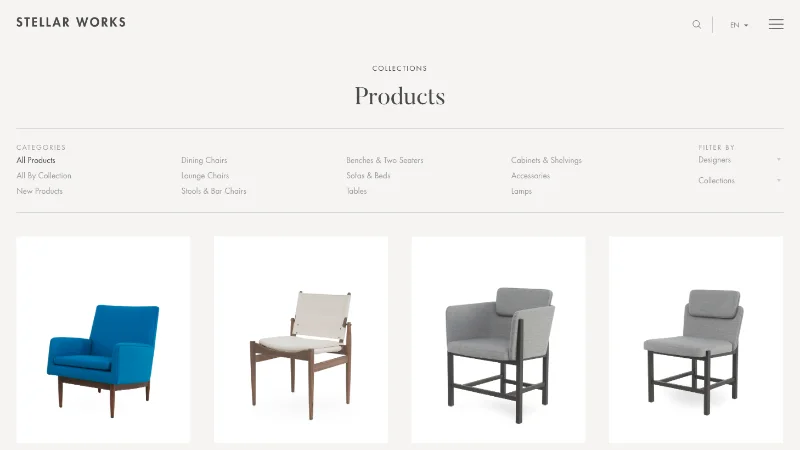 Stellar Works Website — image 1