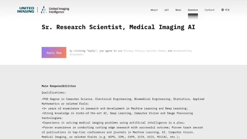 United Imaging Website — image 4