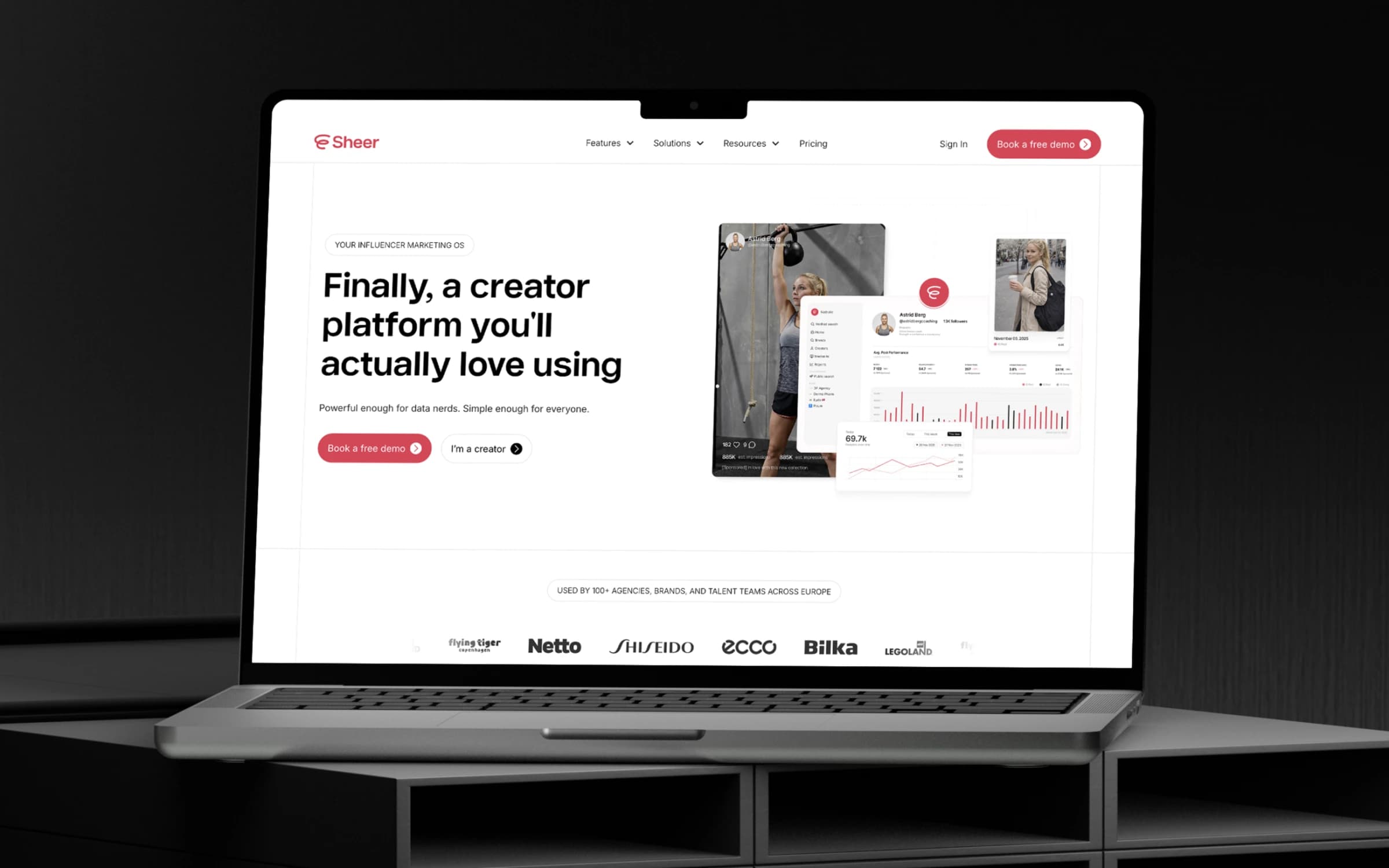 Rebrand-to-Website Rebuild for Creator Marketing SaaS: 93% Lighter, 100/100 SEO