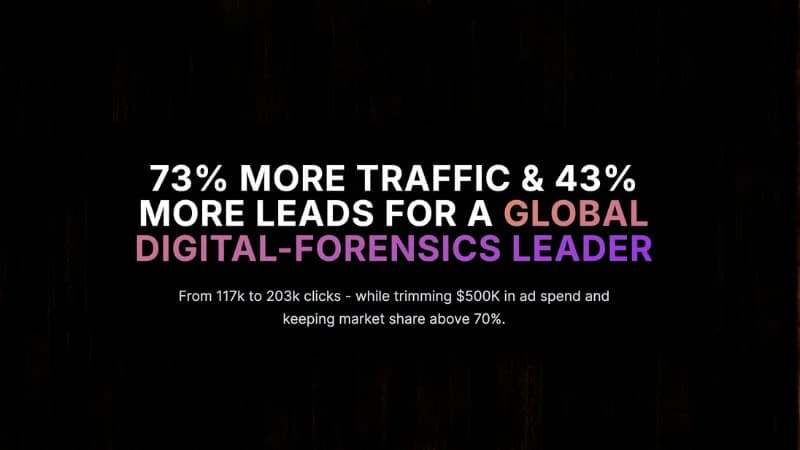 Paid Media Lead Generation for Digital Forensics