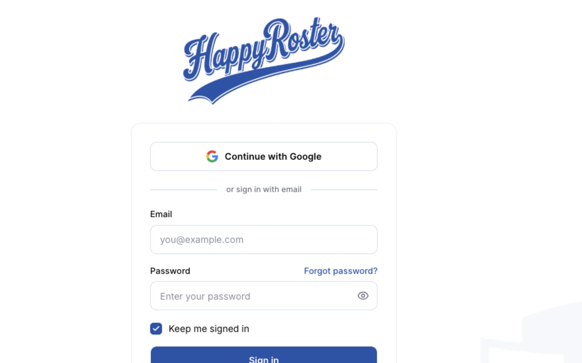 Development of Website